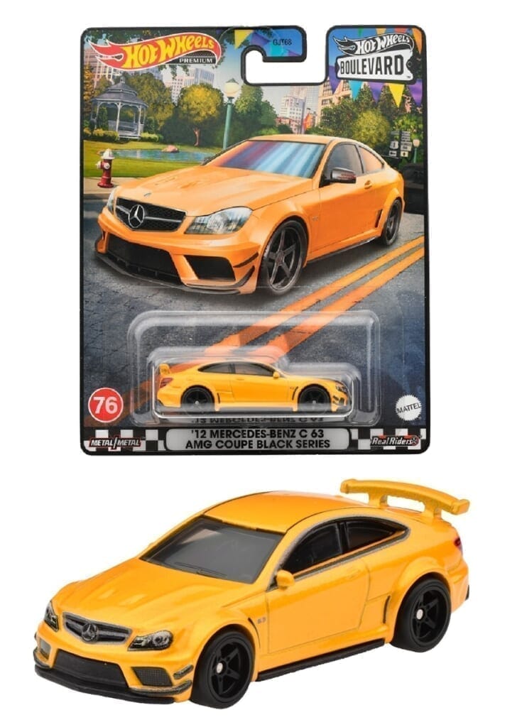 ホットウィール ブールバード - '12 メルセデス・ベンツ C63 AMGクーペ ブラックシリーズ HKF23