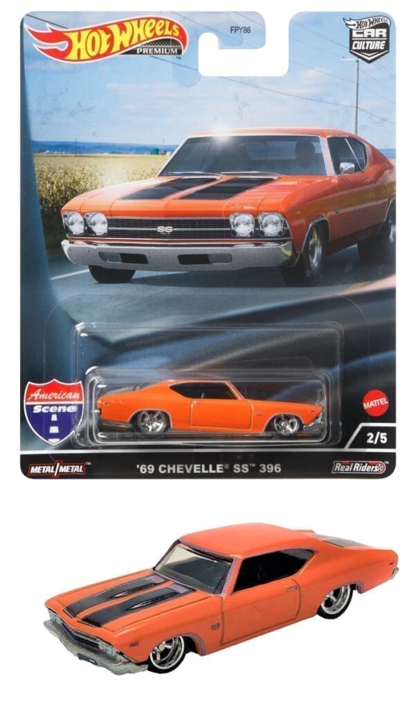 ホットウィール(Hot Wheels) カーカルチャー アメリカン・シーン '69 シェベル SS 396 【3才~】 HCJ83