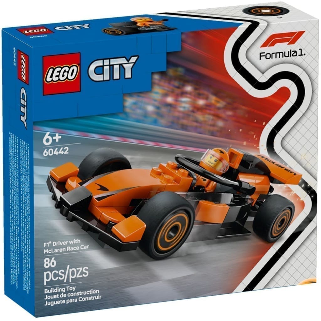 LEGO F1 McLaren レースカーとドライバー 「レゴ シティ」 60442