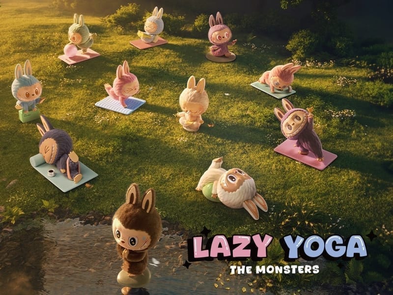 POPMART THE MONSTERS Lazy Yoga シリーズ