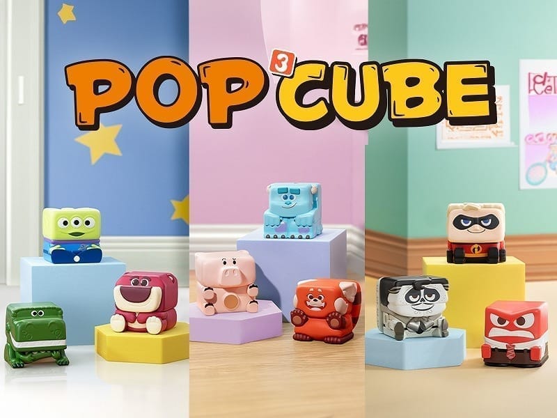 POPMART Disney/Pixar POP CUBE-3 シリーズ