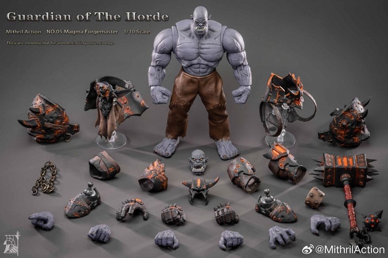 Guardian of The Horde(ガーディアンオブザホード) NO.05 マグマフォージマスター 1/10 可動フィギュア