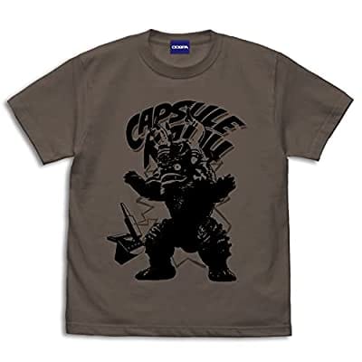 ウルトラセブン カプセル怪獣 ミクラス Tシャツ チャコール Lサイズ