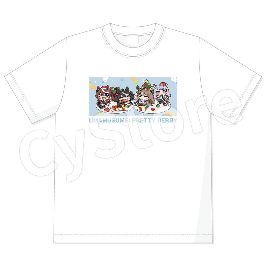 ウマ娘 Tシャツ～春も夏も秋も冬もぬいぐるみといっしょ～ 4.冬もぬいぐるみといっしょ