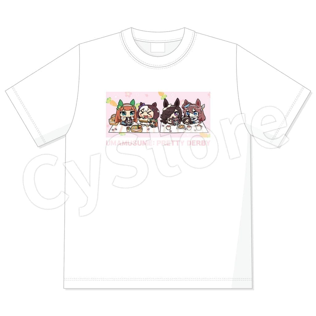 ウマ娘 Tシャツ～春も夏も秋も冬もぬいぐるみといっしょ～ 1.春もぬいぐるみといっしょ