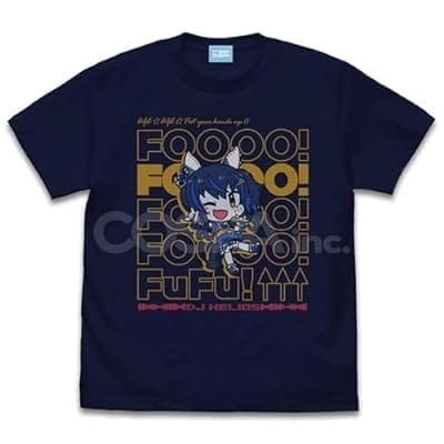 ウマ娘 ダイタクヘリオスのアゲ↑アゲ↑ Tシャツ/NAVY-XL