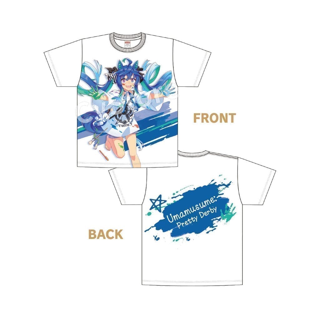 ウマ娘 フルカラーTシャツ (ペインタースタイル) ツインターボ :ウマ娘