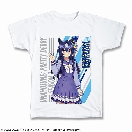 ウマ娘 Season 3 Tシャツ Lサイズ デザイン07(ヴィルシーナ/制服ver.)【描き下ろし】