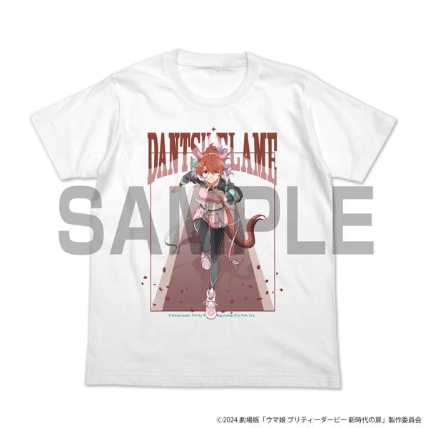 ウマ娘 劇場版 新時代の扉 ダンツフレーム フルカラーTシャツ WHITE-XL