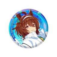 宇宙走娘<コスモピュエラ> 公式オーロラ缶バッジ (ウマ娘)【ネオ・アグネスタキオン】>