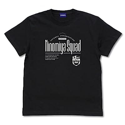 ワールドトリガー Tシャツ 二宮隊 Tシャツ ブラック Lサイズ