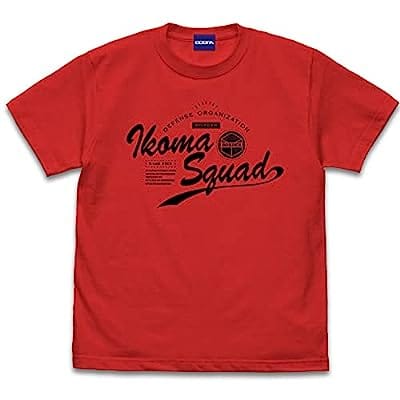 ワールドトリガー Tシャツ 生駒隊 Tシャツ ハイレッド Lサイズ