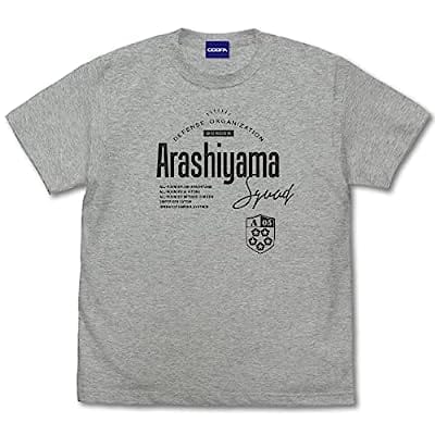 ワールドトリガー Tシャツ 嵐山隊 Tシャツ ミックスグレー Lサイズ