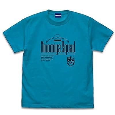 ワールドトリガー 二宮隊 Tシャツ/TURQUOISE BLUE