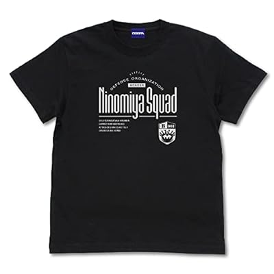 ワールドトリガー 二宮隊 Tシャツ/BLACK-M