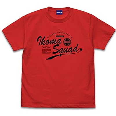 ワールドトリガー 生駒隊 Tシャツ/HIGH RED-M