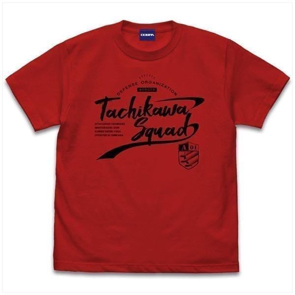 ワールドトリガー 太刀川隊 Tシャツ/RED-S
