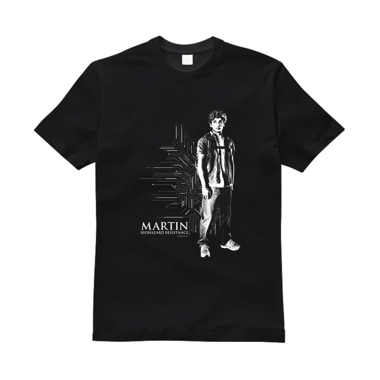 【イーカプコン限定】BIOHAZARD RESISTANCE オリジナルTシャツ　マーティン・サンドイッチ　M