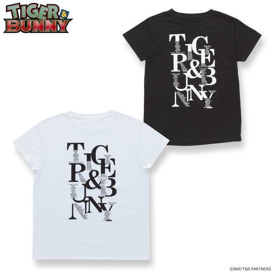 TIGER & BUNNY 変形アルファベットTシャツ
