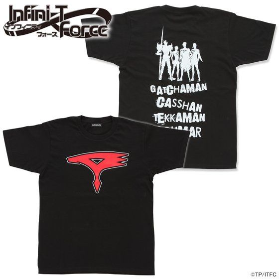 Infini-T Force(インフィニティ フォース)ロゴTシャツ(黒)ガッチャマン