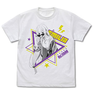 Re:ゼロから始める異世界生活 エミリア Tシャツ ストリートファッションVer./WHITE-XL