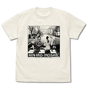 きんいろモザイク Pretty Days Kin-iro mosaic Tシャツ/VANILLA WHITE-L