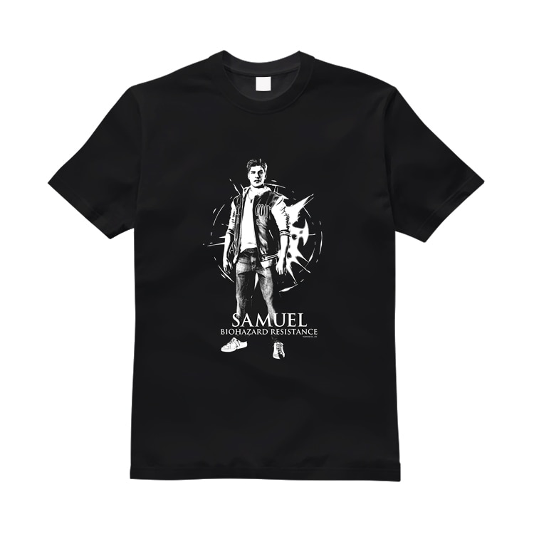 【イーカプコン限定】BIOHAZARD RESISTANCE オリジナルTシャツ　サミュエル・ジョーダン　XL