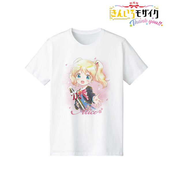 きんいろモザイク Thank you!! アリス・カータレット Ani-Art aqua label Tシャツ レディース XL