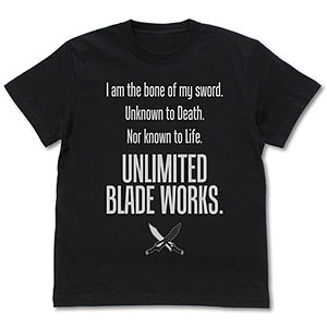 劇場版「Fate/stay night [Heaven’s Feel]」 Unlimited Blade Works Tシャツ Ver.2.0/BLACK-M
