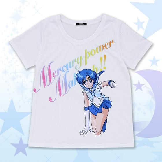 美少女戦士セーラームーン Full color print Tシャツ セーラーマーキュリー