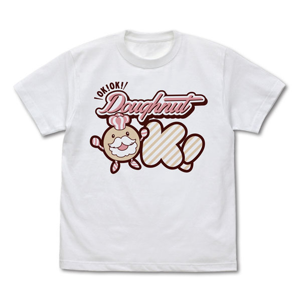 アイドルマスター シンデレラガールズ ドーナツオッケー!Tシャツ/WHITE-XL