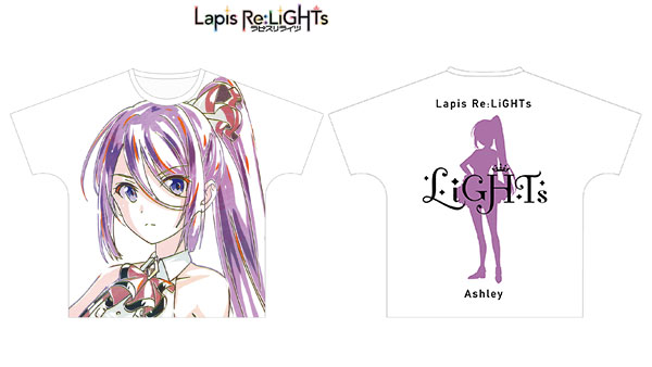 Lapis Re：LiGHTs アシュレイ Ani-Art フルグラフィックTシャツ ユニセックス L[アルマビアンカ]
