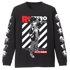 Re:ゼロから始める異世界生活 ラム 袖リブロングスリーブTシャツ ストリートファッションVer./BLACK-L