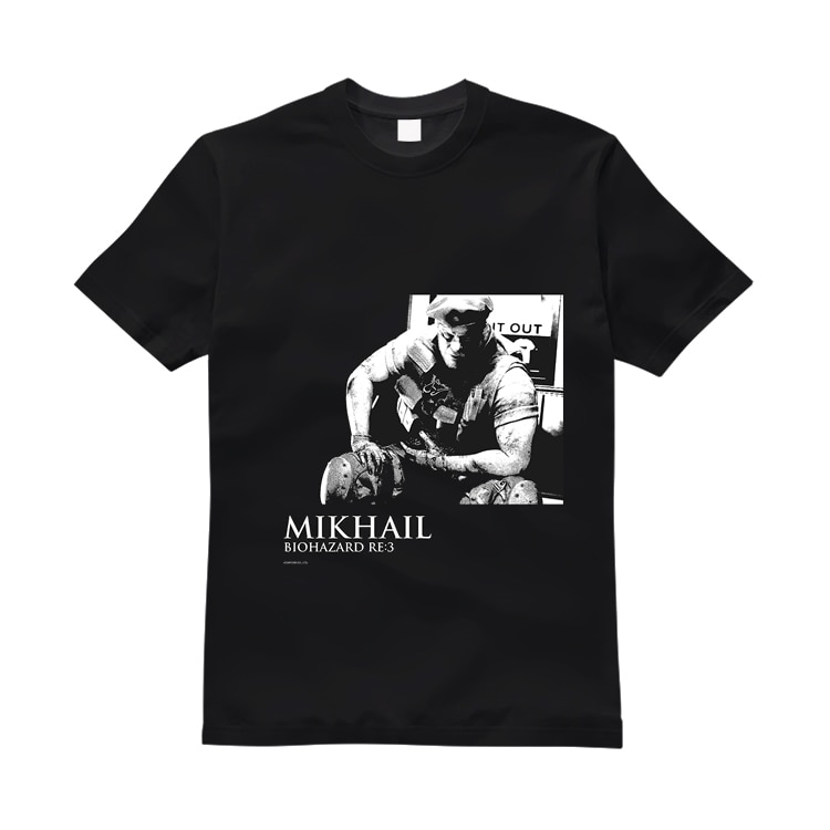 【イーカプコン限定】BIOHAZARD RE:3 オリジナルTシャツ　ミハイル・ヴィクトール　XL