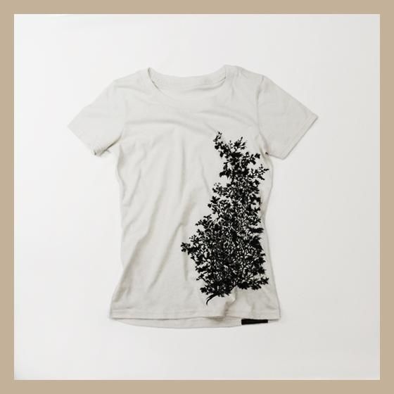 C&YSUN&C&LEMOON  Foliage printTシャツ   (フォリッジ )