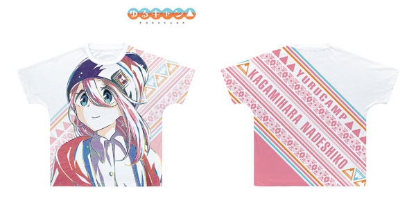 ゆるキャン△ 各務原なでしこ Ani-Art 第4弾 フルグラフィックTシャツ ユニセックス XL