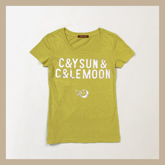C&YSUN&C&LEMOON  LOGO TEES_CANDY LINES 001Tシャツ(ロゴ)