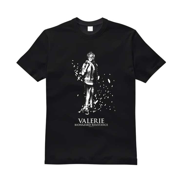 【イーカプコン限定】BIOHAZARD RESISTANCE オリジナルTシャツ　ヴァレリー・ハーモン　XL