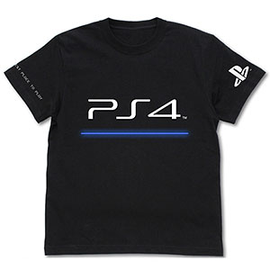 プレイステーション Tシャツ “PlayStation 4”/BLACK-M