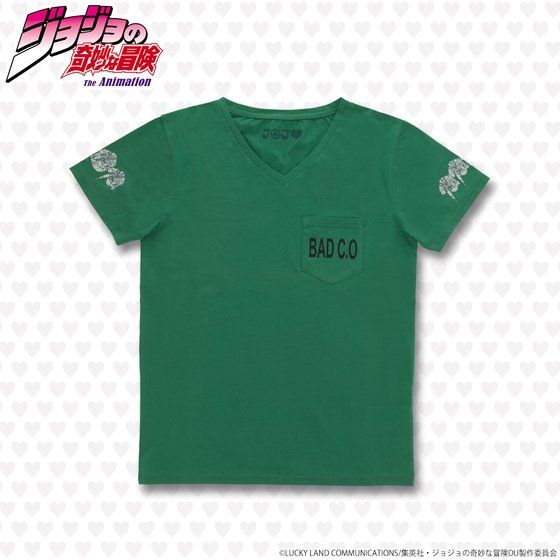 ジョジョの奇妙な冒険 ポケットTシャツ(バッド・カンパニー)