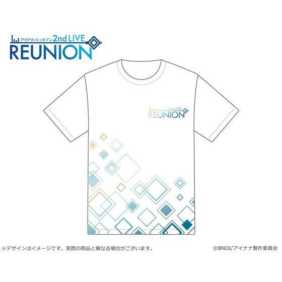 【ナナイロストア】アイドリッシュセブン 2nd LIVE 「REUNION」 ライブロゴTシャツ WHITE(Mサイズ)