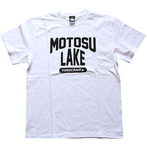 ゆるキャン△ MOTOSU LAKE Tシャツ ホワイト L