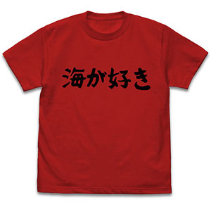 うる星やつら 海が好きTシャツ リニューアルVer./RED-XL
