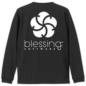 冴えない彼女の育てかた Fine blessing software(6年後ver.) 袖リブロングスリーブTシャツ/BLACK-M