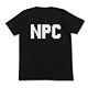 アイテムヤ NPCが着てるTシャツ/ブラック-M