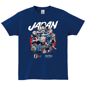 ONE PIECE Tシャツ サッカー日本代表ver. Size M