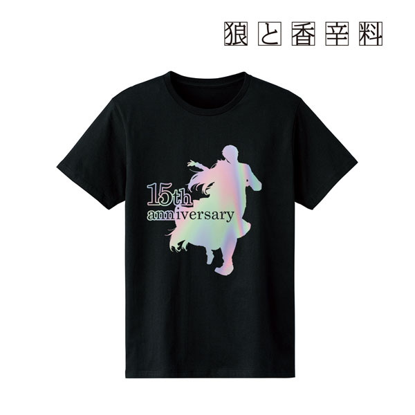 狼と香辛料 15周年ロゴ ホログラムTシャツ メンズ M