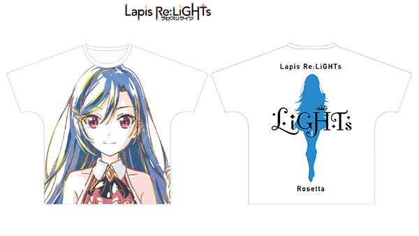 Lapis Re：LiGHTs ロゼッタ Ani-Art フルグラフィックTシャツ ユニセックス S[アルマビアンカ]