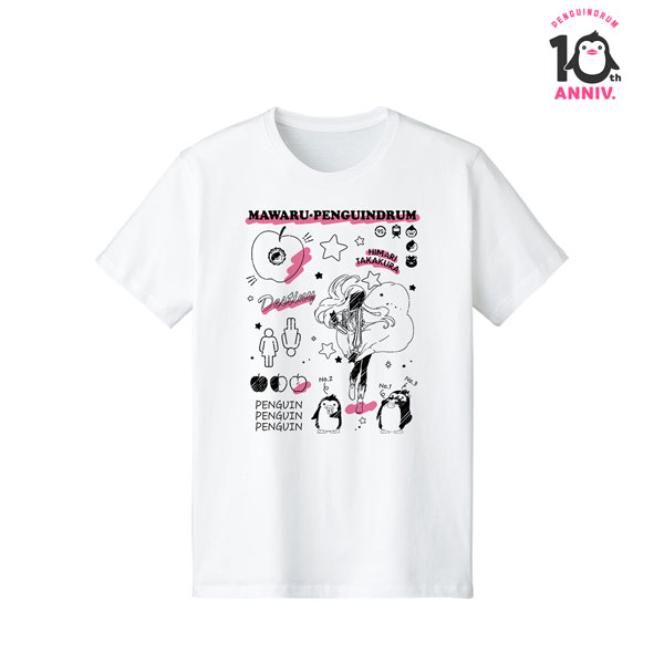 輪るピングドラム 高倉陽毬 Ani-Sketch Tシャツ レディース XL