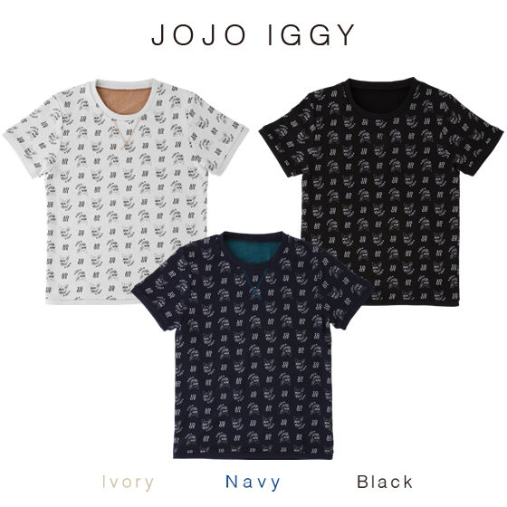 【PB限定】『ジョジョの奇妙な冒険 スターダストクルセイダース』JOJO IGGY TOPS for MEN(イギー Tシャツ)【2021年9月発送】>